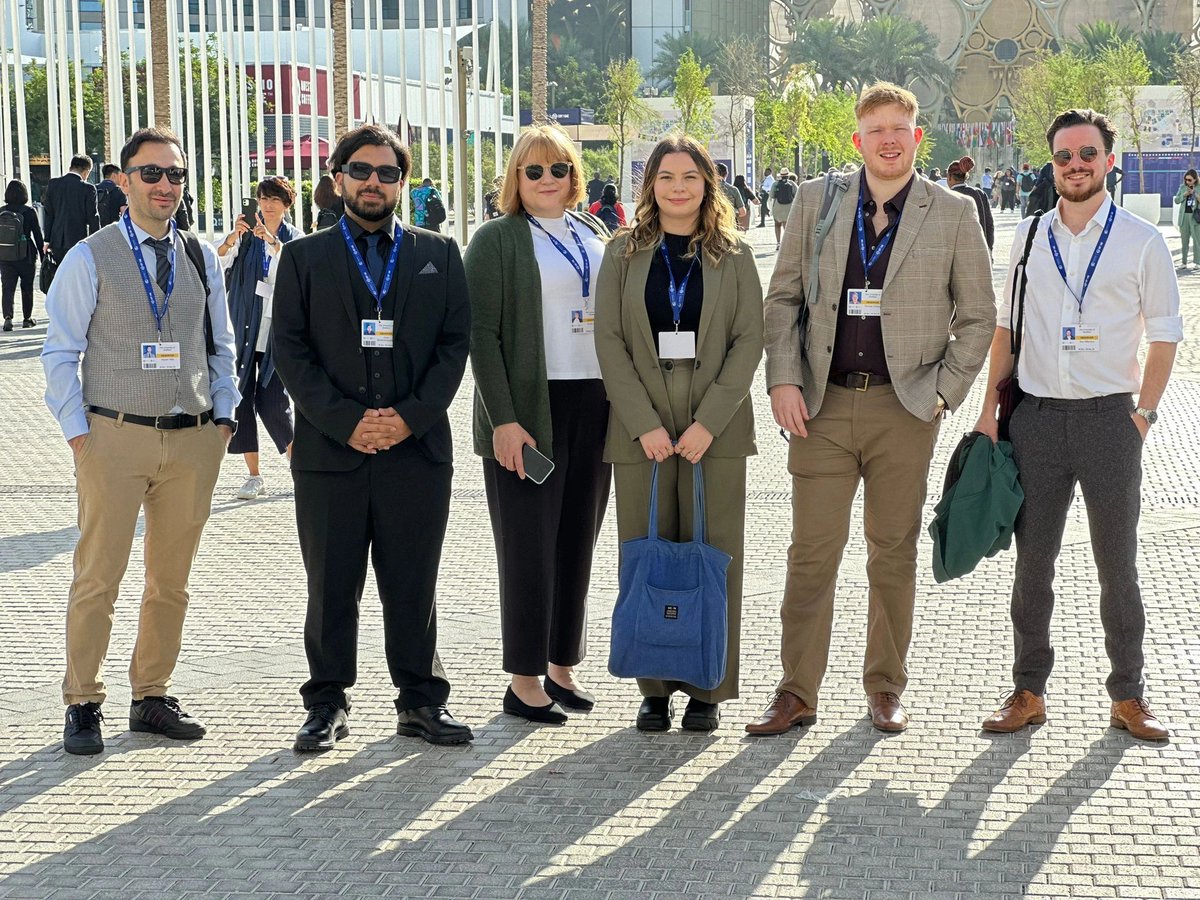 The first group of <a href="/sheffielduni/">The University of Sheffield</a> COP28 delegates is reporting from the conference. We are proud of our Grantham Scholars who are a part of the group and we are happy to be supporting them in attending this potentially pivotal event. 🌍
<a href="/efcliff/">Ella Cliff</a> <a href="/Thomascowley_1/">thom</a> @kristinbash