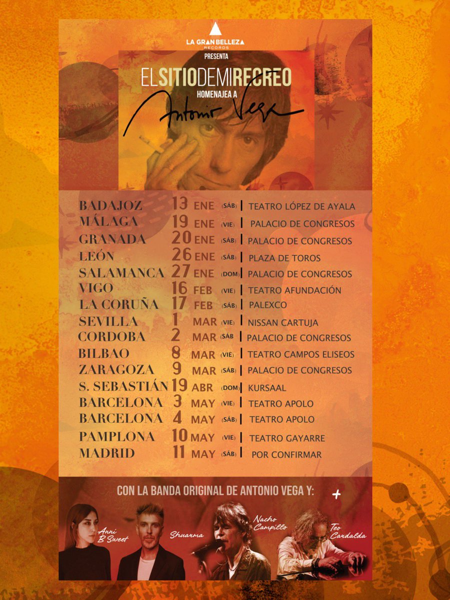 Este es el cartel correcto , había un error la fecha de Bilbao