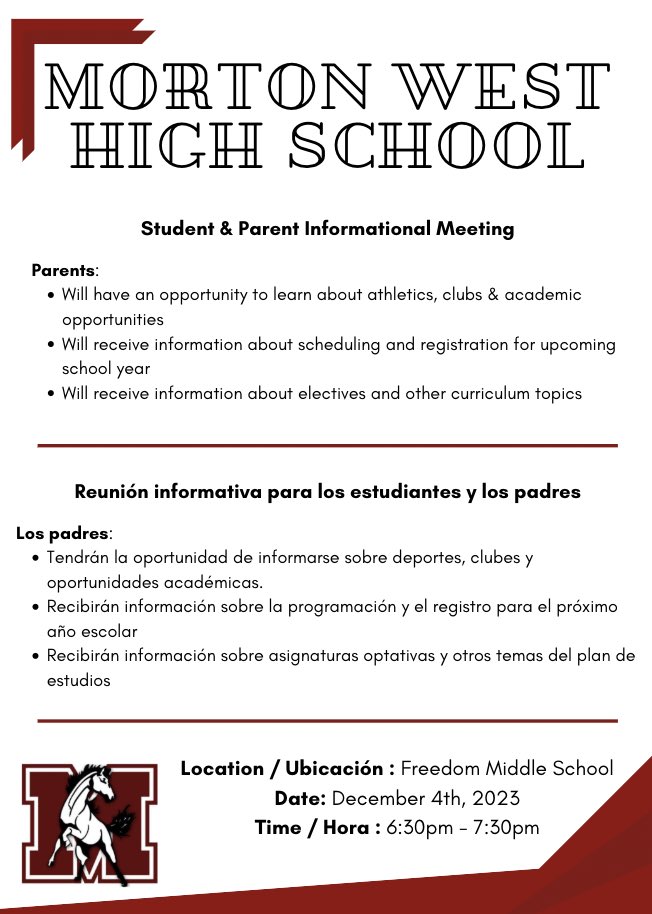 Morton Parent Night! December 4th at FMS!

<a href="/FreedomD100/">FreedomMiddleSchool</a> 
<a href="/MortonWestFA/">Morton West Freshman Academy</a> 
<a href="/BerwynSouth100/">Berwyn South District 100</a>