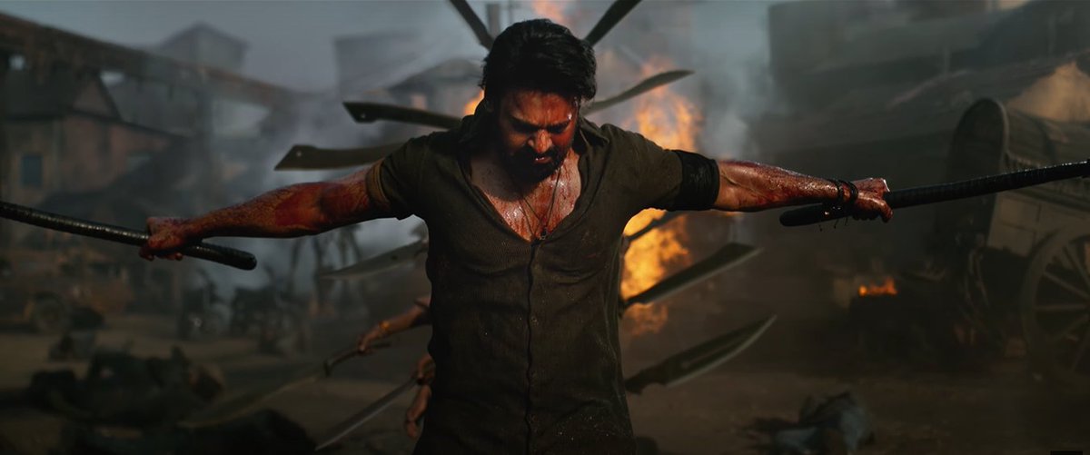AndhrulaVaani's tweet photo. #SalaarTrailer 🔥🔥🔥🔥🔥

#SalaarTrailerDay #Prabhas𓃵  #5Languages #PrithvirajSukumaran #PrashanthNeel https://t.co/NfJMfq3uXb