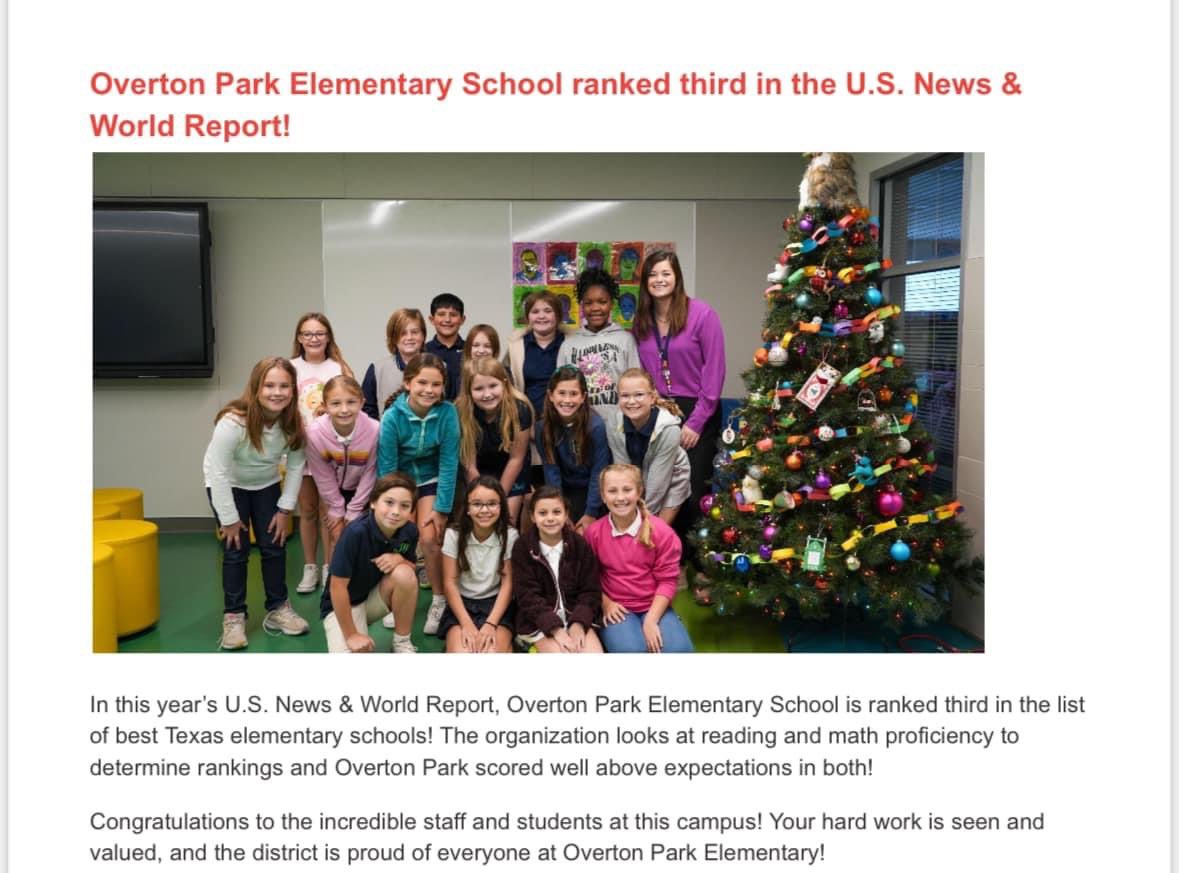 JudyFranke1's tweet photo. That’s what I’m talking about!! Our incredible school is #3 in the USA https://t.co/8AW6ZApd3p
