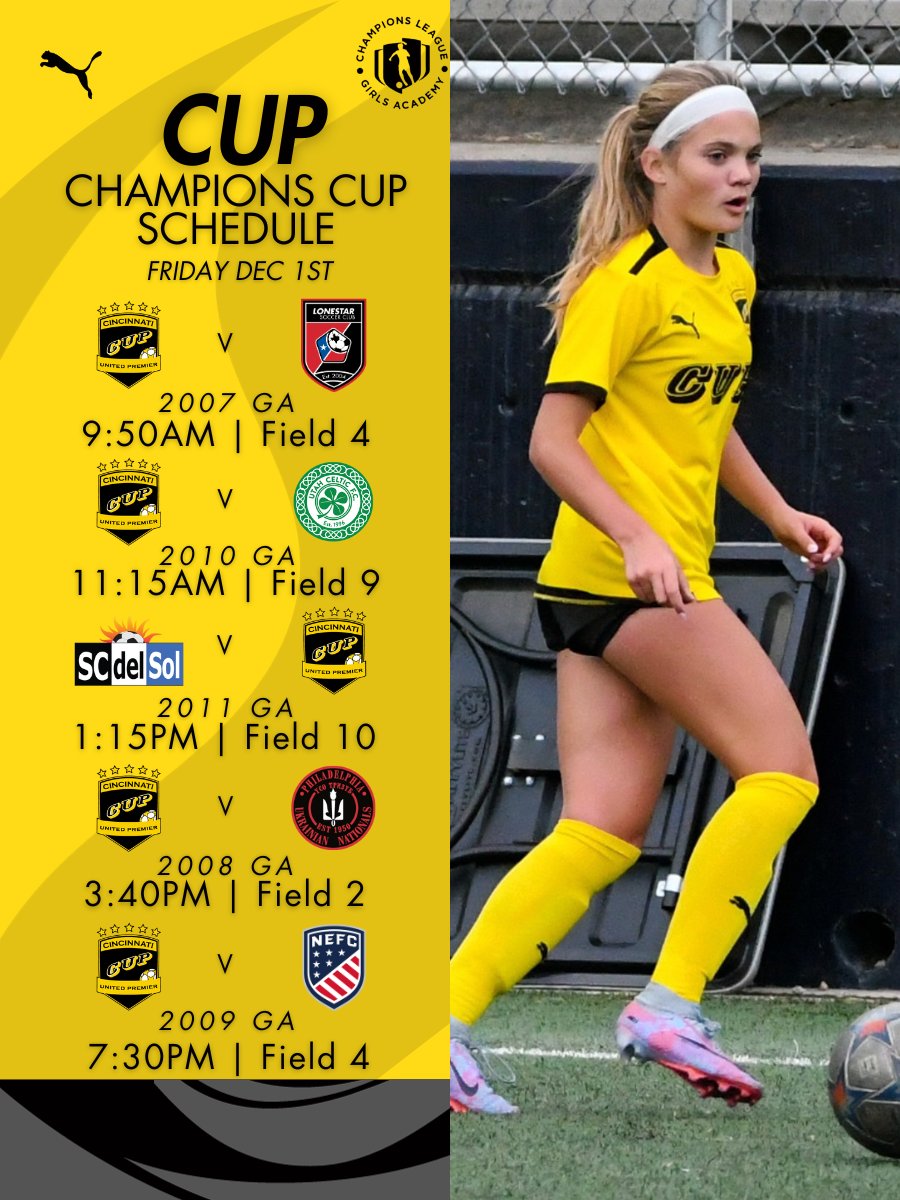 Cincinnati United Premier Girls Academy tweet media