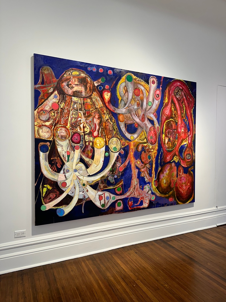 ChrisNauArtist's tweet photo. Steve DiBenedetto: Uncertainty Takes a Holiday, and Vian Sora: End of Hostilities both at David Nolan Gallery NYC https://t.co/YPrlaqSJus until Dec 9.  Seeing these artists’ works in person is a must. https://t.co/PJZKys3cmW