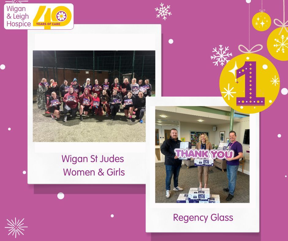 A huge thank you to everyone who has donated selection boxes and mince pies to us this year, including Wigan St Judes Women &amp; Girls rugby club! 

Regency Glass has also generously donated over 350 selection boxes for us to use at our Christmas events, thank you so much.