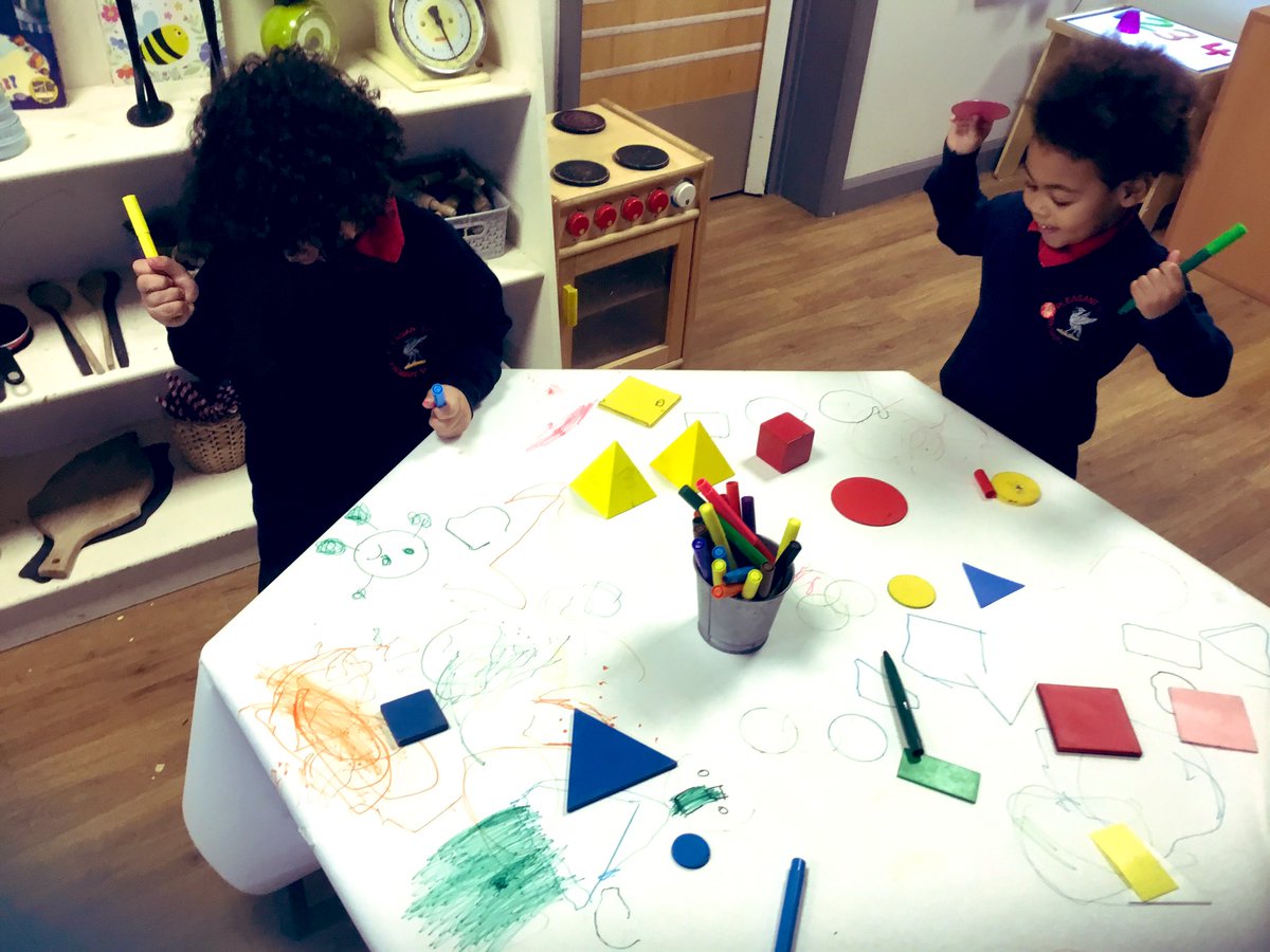 Good to see our youngest <a href="/MathsPSt/">Pleasant Street Maths</a> superstars buying shapes from the “Shape Shop” this afternoon. Great hear them using the correct names for some 2 &amp; 3D shapes <a href="/pleasantsteyfs/">pleasantsteyfs</a> <a href="/PleasantStPrim/">PleasantStreet</a>