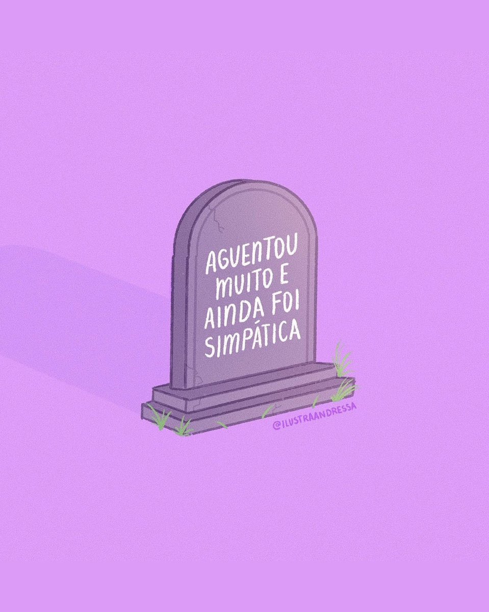 maisbrasil's tweet photo. Vazou minha lápide. 🪦
—
Via @ilustraandressa https://t.co/MsOEIrqbL2