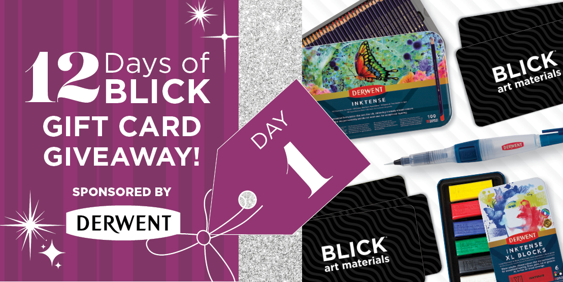 🎁✨ 12 Days of BLICK, Day 1! ✨🎄 Enter to WIN a $100 BLICK Gift Card! ❄️ We're giving away three $100 BLICK Gift Cards every day through December 12, so enter daily for a chance to win! ow.ly/kqFU50Q9XYf