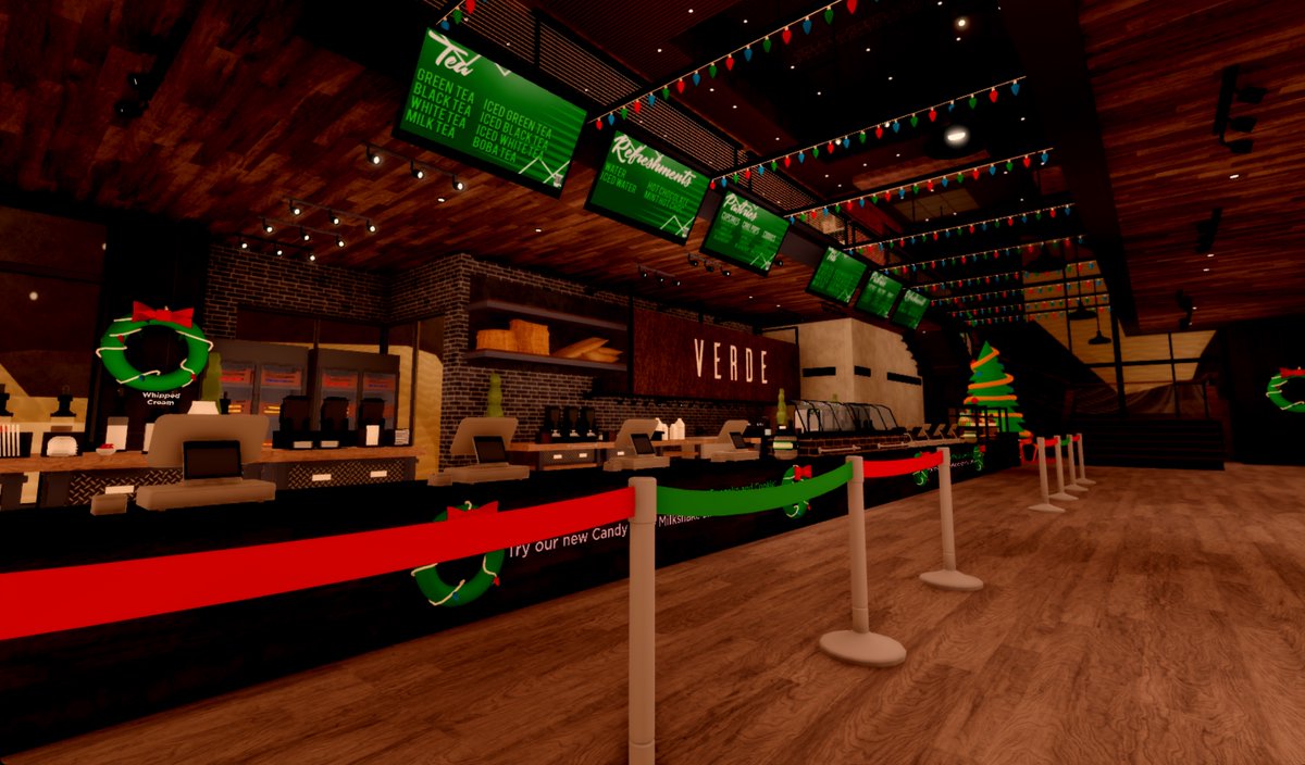 VerdeCafeRoblox's tweet image. 🎅Merry Christmas, Verdarians! The Christmas/Winter update is out now! #ROBLOX #RobloxDev