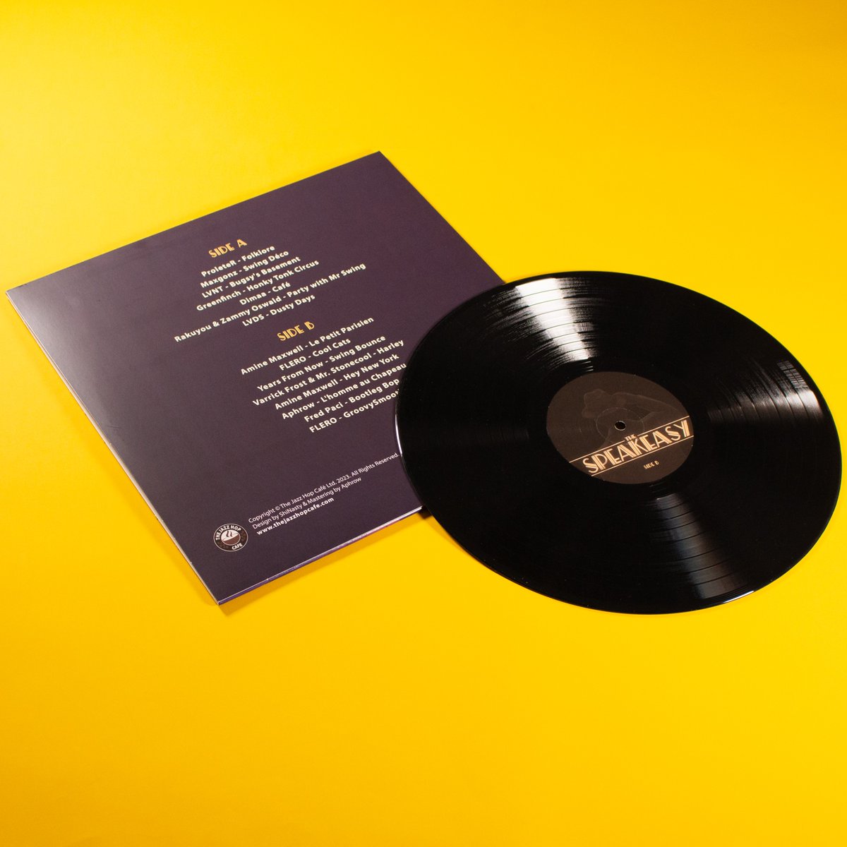 The Speakeasy by <a href="/jazzhopcafe/">The Jazz Hop Café</a>: a vinyl release fusing vintage jazz with modern beats by artists like <a href="/AmineMaxwell/">Amine Maxwell</a>, Aphrow, Dimaa, FLERO &amp; <a href="/ProleteRbeats/">ProleteR</a>. The vinyl's crackles tell tales of sophistication and the café's dedication to showcasing Lofi talent
bitly.ws/32P5k