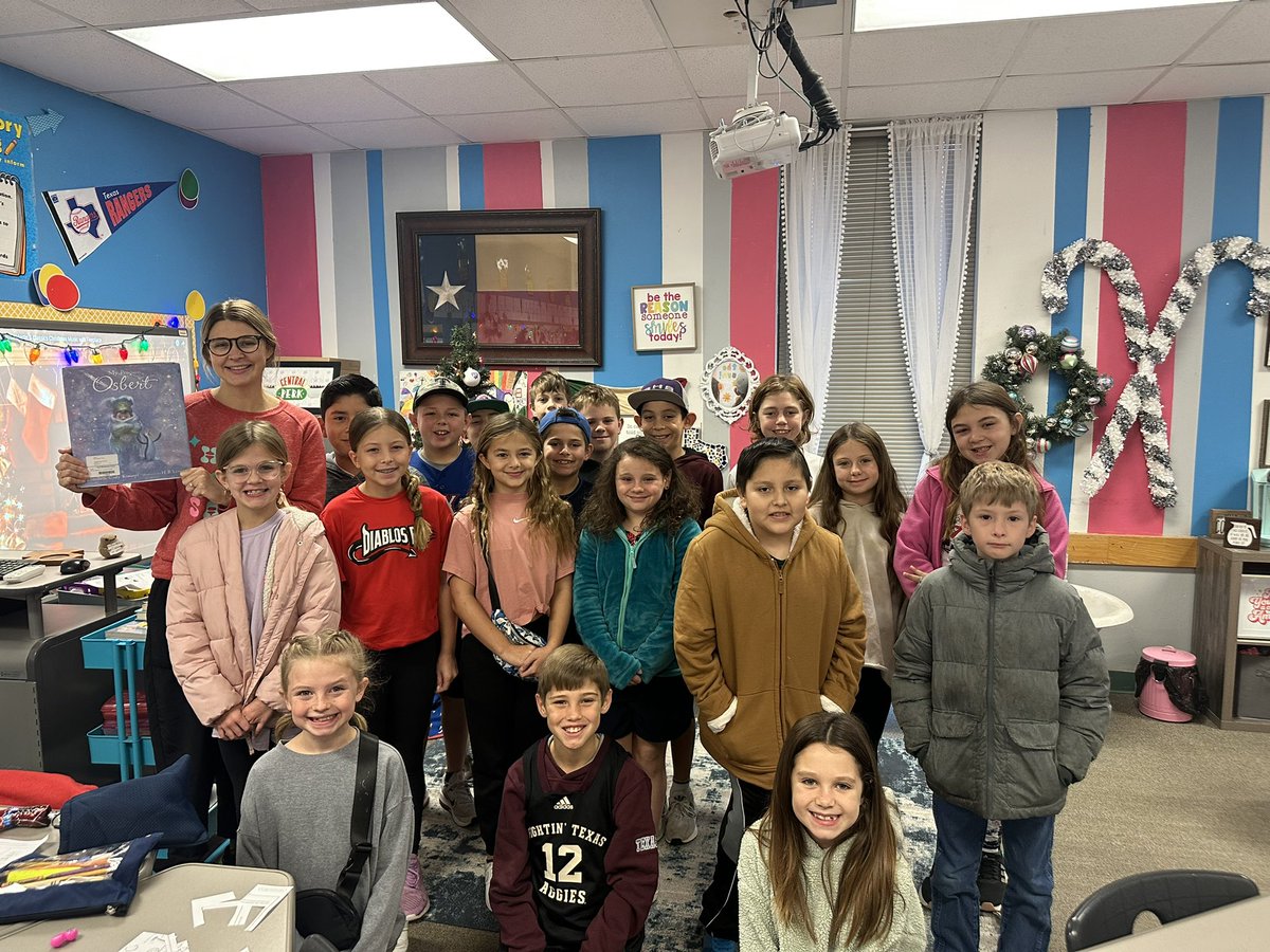 Starting our December 
in a jolly way with our first Christmas guest reader. Thank you, Mrs. Archer! 🎄
#aesriseabove