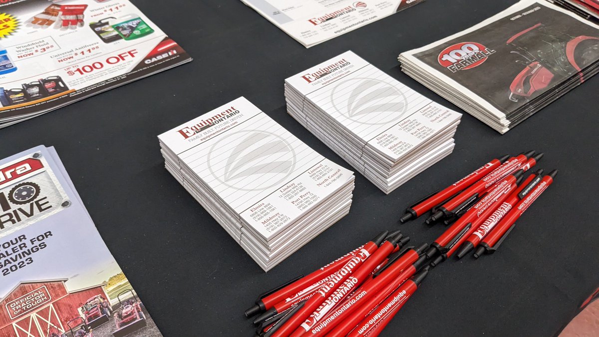 EquipmentOnt's tweet photo. Excited to be at the Wellington Soil and Crop Annual Meeting today in Alma. Looking forward to a great day of learning ahead.
#eospotted
@Case_IH @caseiheventsON
@OntarioSoilCrop https://t.co/XZN0nA3HNx
