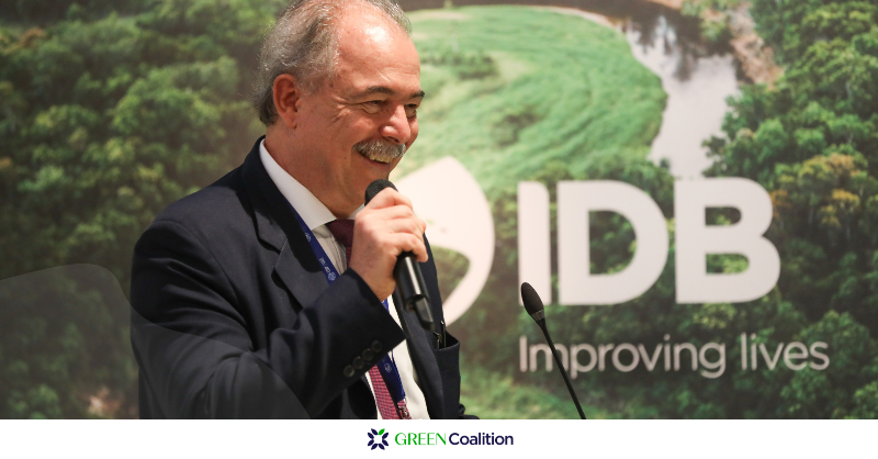 the_IDB's tweet photo. 📰 In addition to unveiling its action plan at #COP28, the Public Development Banks of the Green Coalition for the #Amazon announced their aspiration to mobilize between $10 billion and 20 billion to promote sustainable development in the #AmazonRegion.