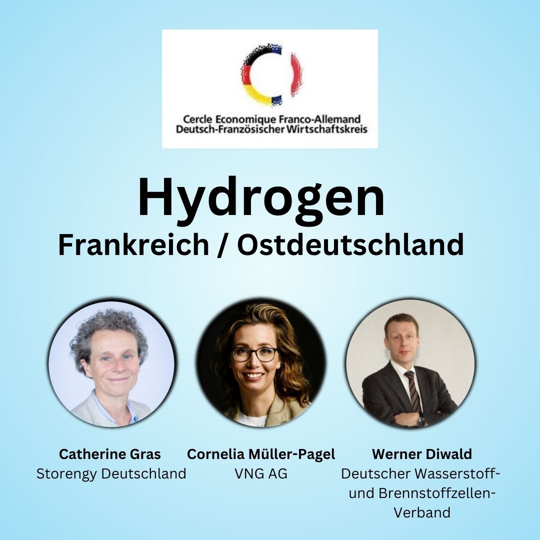 Wir laden Sie am 12.12.2023 um 18:30 Uhr zu der Diskussionsrunde „Wie #Frankreich bei der Erfüllung deutscher #H2-Träume hilft: Welche Chancen bietet der #Osten Deutschlands für eine deutsche/europäische #Wasserstoffwirtschaft?' ein. #francoallemand 🎙️@StorengyD, @VNGAG, @WDiwald