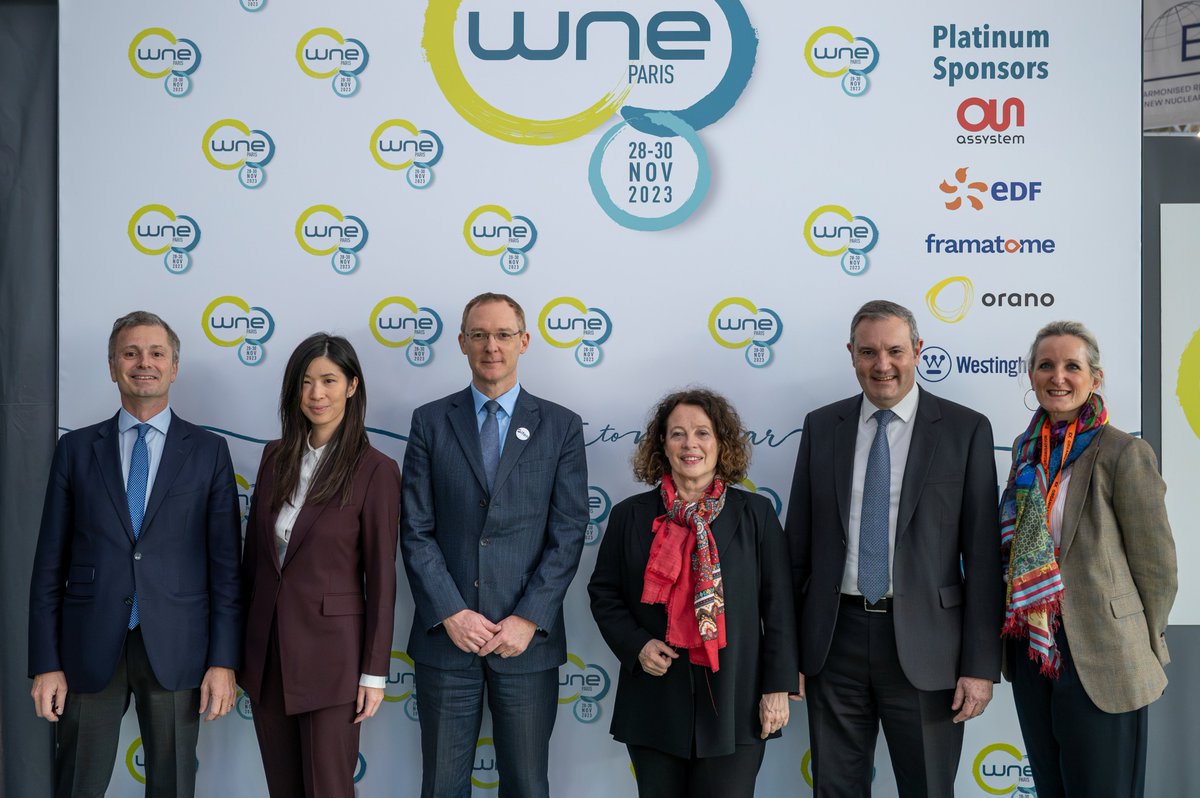 There's nothing more important than people, and behind WNE are two incredible teams: @_GIFEN, owner of WNE and @RXFranceEvents, operator of WNE. A faithful collaboration that makes WNE possible. See you in 2025! 🚀 #WNE2023 #NuclearPower #Collaboration #TeamWork #Innovation…