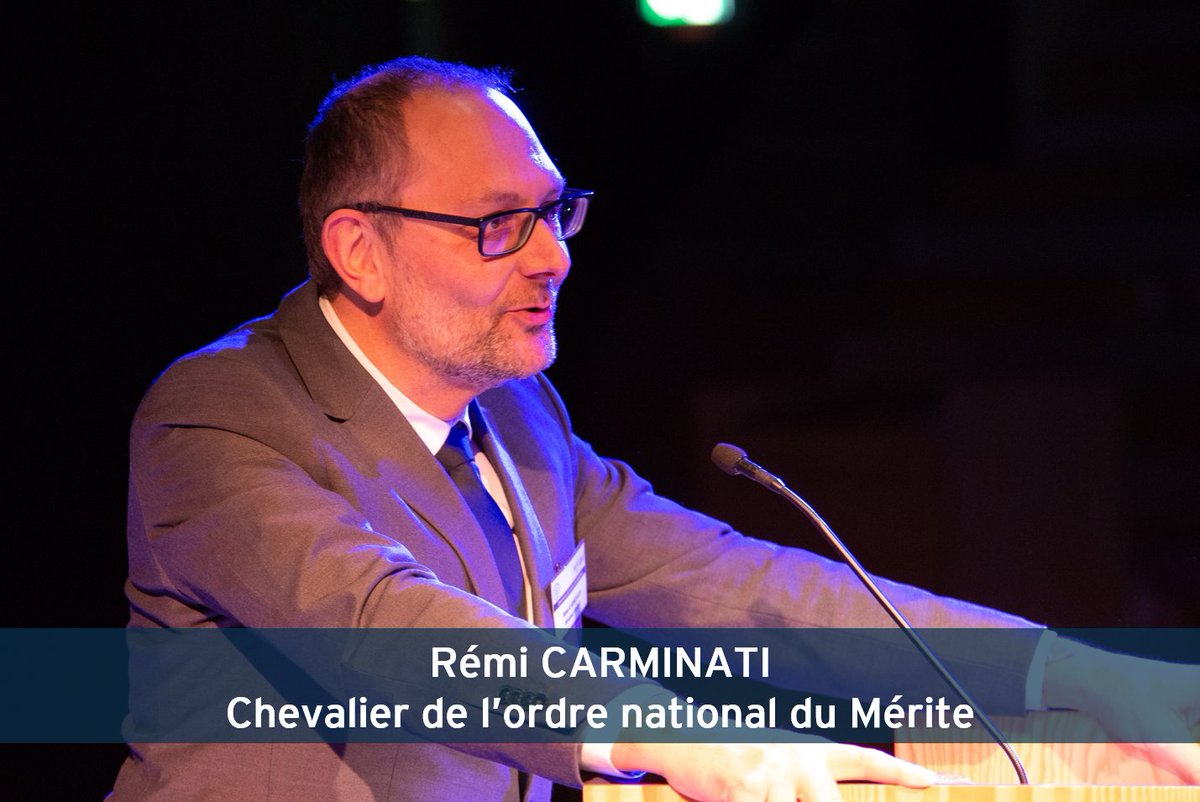 [Distinction] 🏅 @Remi_Carminati, Directeur Général de l’Institut d'Optique, physicien à l’@InstLangevin professeur à l’ @ESPCI_Paris, vient d’être décoré du grade de chevalier de l’ordre national du Mérite ! ✨Toutes nos félicitations !