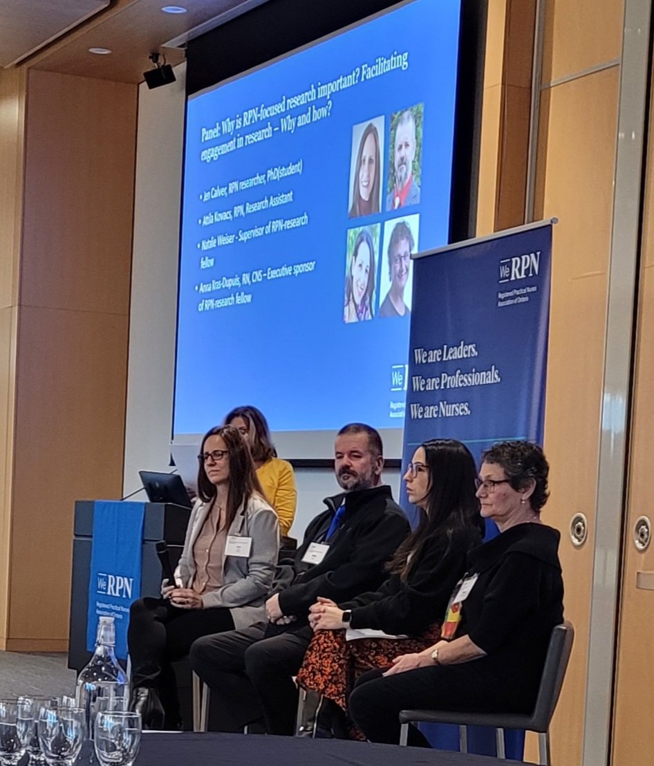 Kicking off the <a href="/we_rpn/">WeRPN</a> research symposium with Keynote panel-whyis RPN research important?
<a href="/sherry_espin/">sherry espin</a> 
<a href="/jen_calver/">Jen Calver</a> 
<a href="/rosanra/">Rosanra (rosie), Yoon PhD, NP</a>
