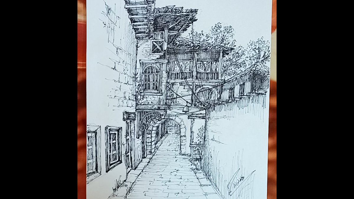 SketchingFM's tweet image. &quot;Embark on a Sketching Journey with us! 🏡✏️ Dive into the charm of village drawing, step by step. 🌳✨ Visit our YouTube channel &apos;SketchingInteriors by F&amp;amp;M&apos; for a free online sketching course! 🎨 #SketchingInteriors #LearnToSketch #InteriorDesignDrawing #ArtTutorials