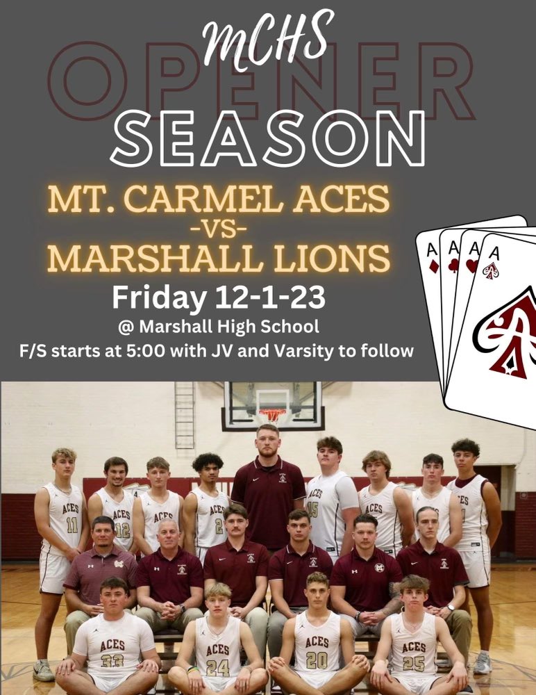 The Golden Aces are in Marshall tonight to kick off the season!