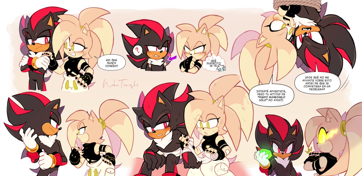2003Nekotenshi's tweet photo. A little interaction between my (oc) Koko with shadow the hedgehog 🦔💕🦔
#ShadowTheHedgehog #kokoTheHedgehog #oc https://t.co/b9BWII8Ifn