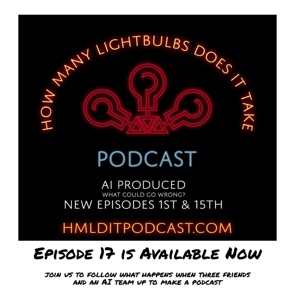 HMLDITPodcast's tweet photo. New #HMLDITPodcast episode! We’re talking about carnival treats and pizza joints, then somehow land on pets (it makes sense, we promise!). Tune in for an episode full of tasty tales and unexpected turns! #ChatGPT #OpenAI #FoodCulture #Pizza #Pets https://t.co/SHMcMX5LoA
