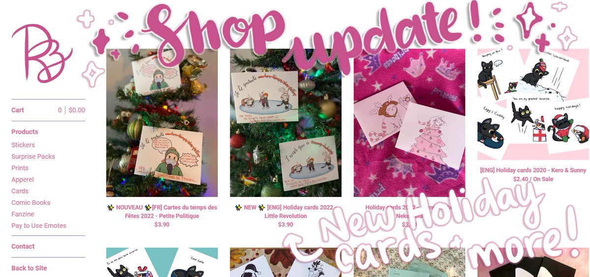 rosz_bd's tweet photo. ✨SHOP UPDATE IS LIVE 🎄 https://t.co/i5QoURrLBl
Grab my new holiday cards and grab your favorite stickers 💖 https://t.co/7YXJfn8iti