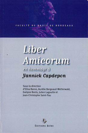 inst_ISCJ's tweet photo. [#Parution] A travers le livre Liber Amicorum, les  enseignants-chercheurs de l'ISCJ rendent hommage à Yannick Capdepon,  maître de conférences à la faculté de droit et science politique de  l'@univbordeaux 
#DroitProcessuel https://t.co/u58PYE3cVK