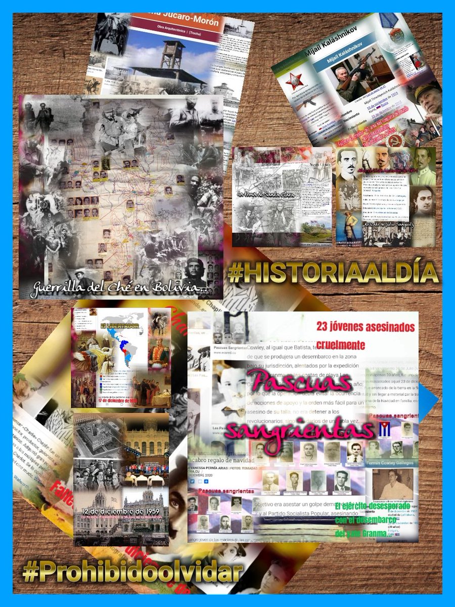 Llegó Diciembre, duodécimo mes del año, cargado de Victorias en nuestra #HistoriaAlDía , mes de grandes Batallas y sangre derramada por nuestra libertad. Gloria eterna a todos nuestros mártires de la Patria. #TrasLasHuellasDeLaHistoria #IzquierdaLatina #titanesdecorazón