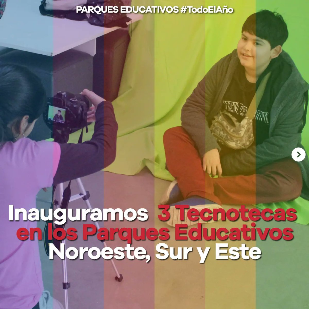 promocytmunicba's tweet photo. TECNOTECAS MUNICIPALES CREA: UN NUEVA FORMA DE APRENDER Y EXPERIMENTAR 🤖💻🎙️📹😍

Desde la Dirección de Parques Educativos de la Secretaría de Educación inauguramos 3 Tecnotecas Municipales CREA en los Parque Educativos Noroeste, Sur y Este 👏🏻😁⚡
#CórdobaCapital #CadaDíaMejor https://t.co/Gsd3oo4Hjg