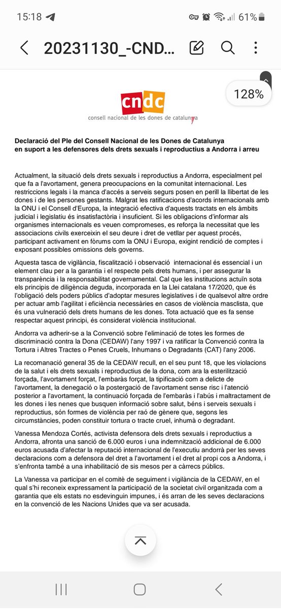 susannasegovia's tweet image. Manifest del Consell Nacional de Dones contra la violència política i en suport a qui la pateix, com ha denunciat l'@Aurora_Madaula.
Negar-la i desacreditar-la és revictimitzar. 
Aquí teniu el manifest: dones.gencat.cat/web/.content/0…