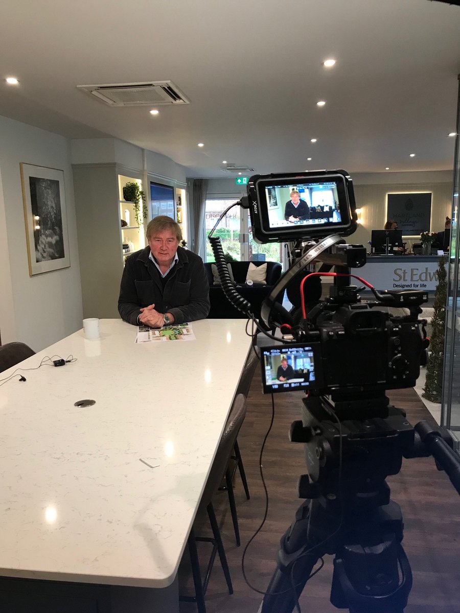 murdochwickham's tweet photo. John Murdoch has been in front of the camera talking all things  #HartlandVillage. This development from @BerkeleyGroupUK is situated in the idyllic Hampshire countryside and boasts thoughtfully designed houses and contemporary apartments surrounded by rich natural woodland. https://t.co/ntZbDoDdji