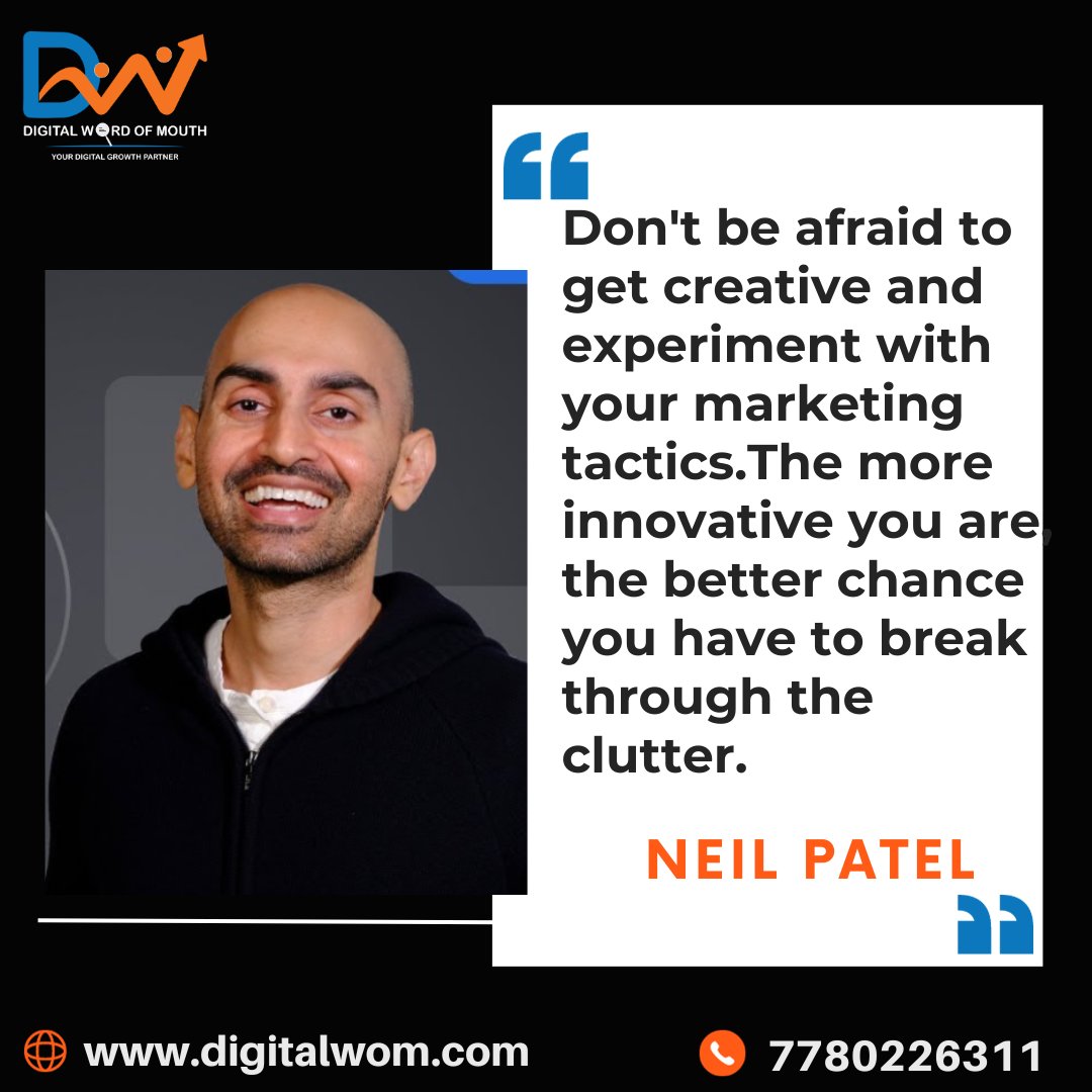 digital_wom's tweet photo. Dare to be Different: Break through the noise with bold, innovative marketing moves! 📷📷
#CreativeMarketing #StandOut #digitalmarketingtips#seo https://t.co/jgt1Mku8Gl