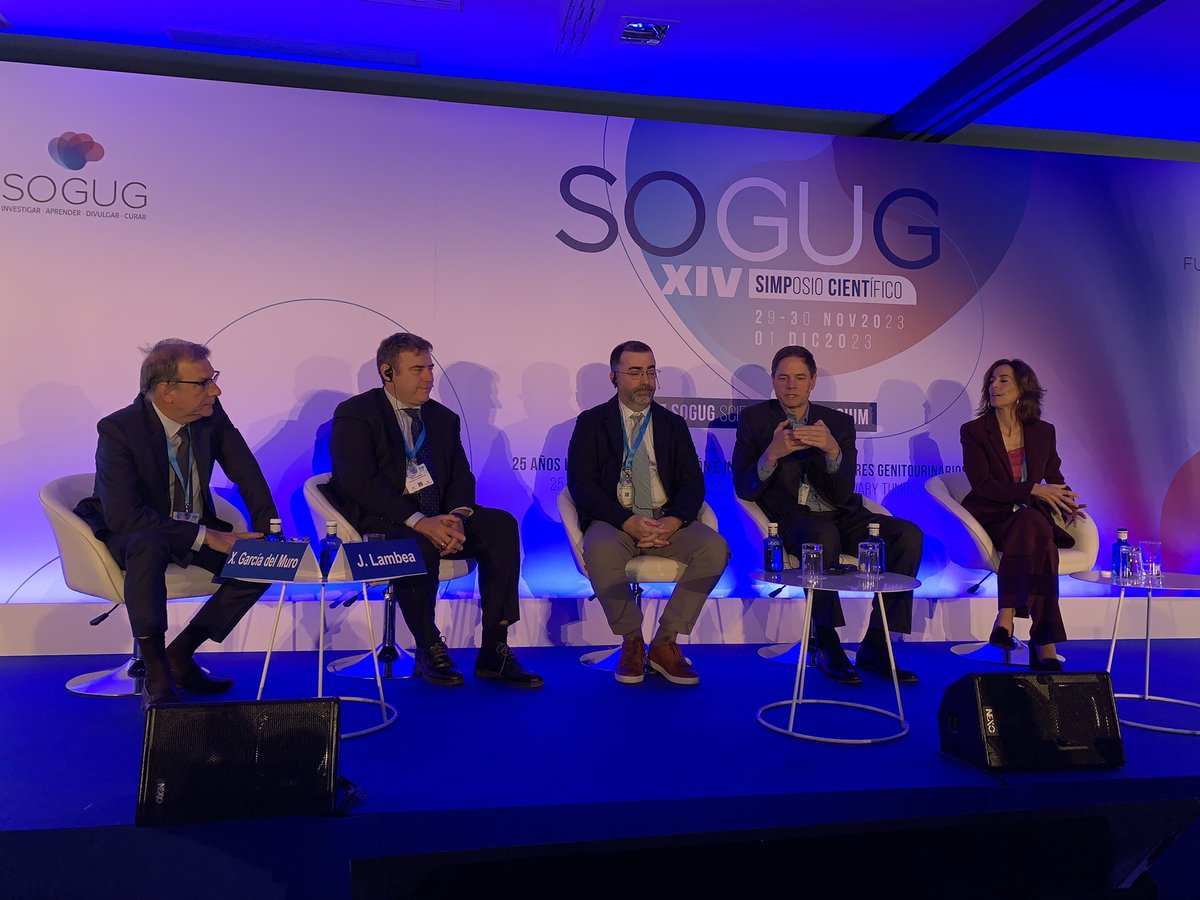 sogug1's tweet photo. Great Round Table in Kidney Cancer with @brian_rini Dr David McDermott, Dra Regina Girones @girogiro42, Dr García del Muro y Dr Julio Lambea #SOGUG25años #SomosSOGUG @ContigoSogug #SimposioSOGUG https://t.co/Q6NGIXPka9