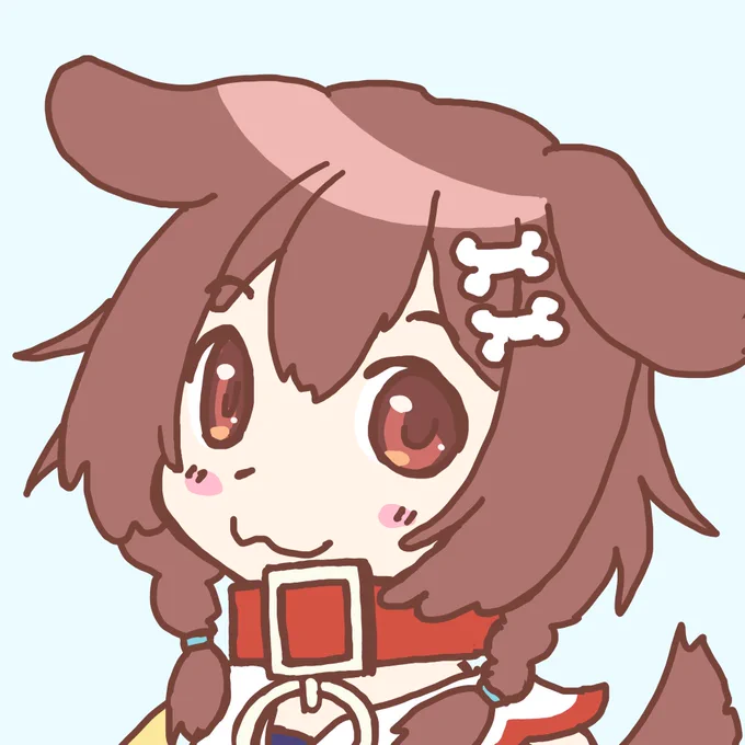 首輪を超デカくしてみた首を固定してる人みたいになった 