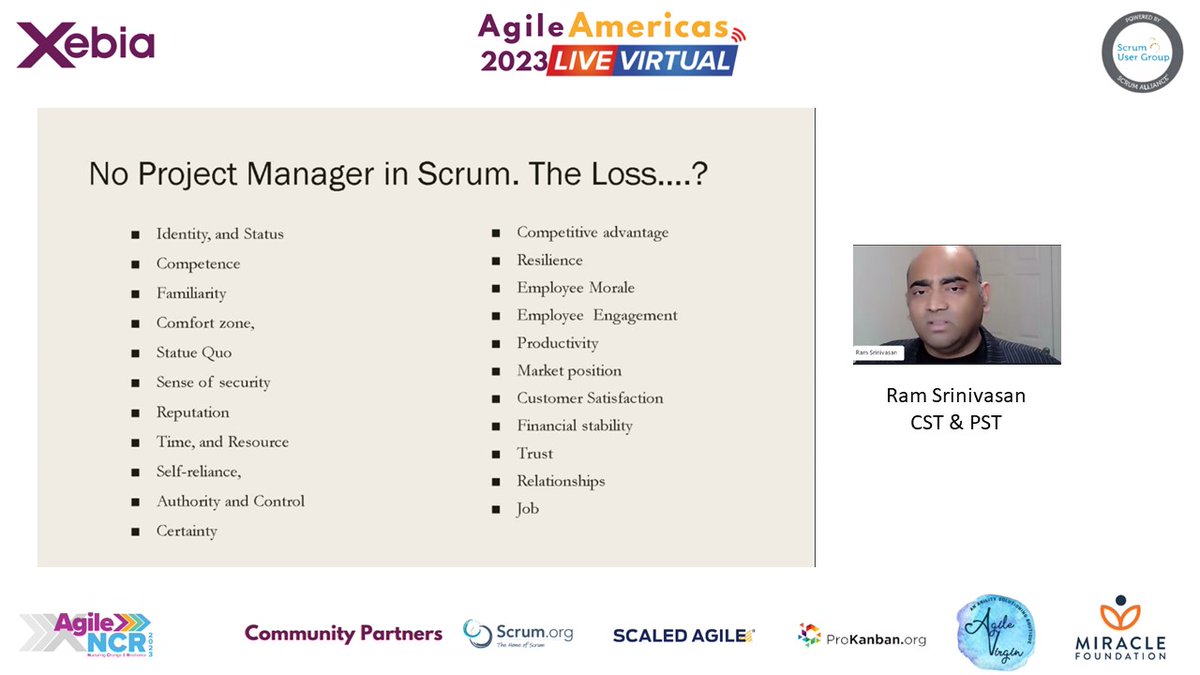 agilerajuk's tweet photo. #projectmanagers - we heard you. Check Ram Srinivasan's interesting take @ScrumAlliance #agilencr2023 #agileamericas #atlanta #agile #community @Xebia #rawagility https://t.co/oM5ORNawiT