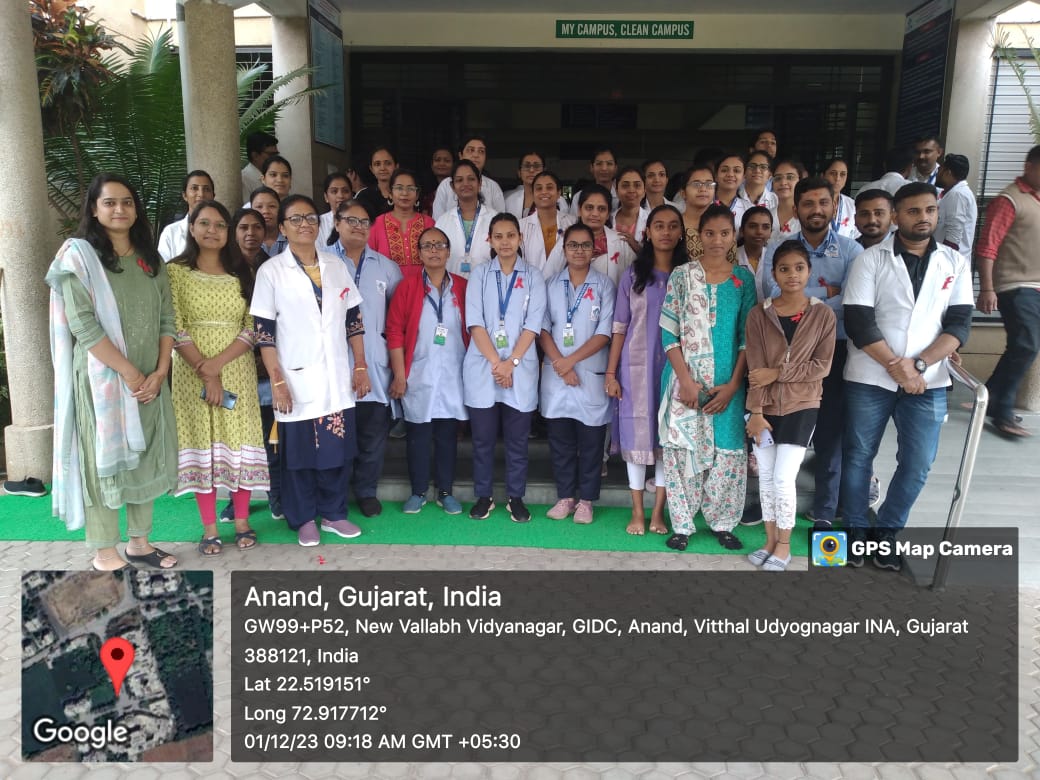 g_ayurveda's tweet photo. Celebration of
World AIDS DAY
on 1st December, 2023
at GJPIASR & SGPAHMH,
New V V Nagar
#AIDSAwareness
#WorldAIDSDay2023
#GJPIASR
#CVMU https://t.co/CBMWS0Cw0h