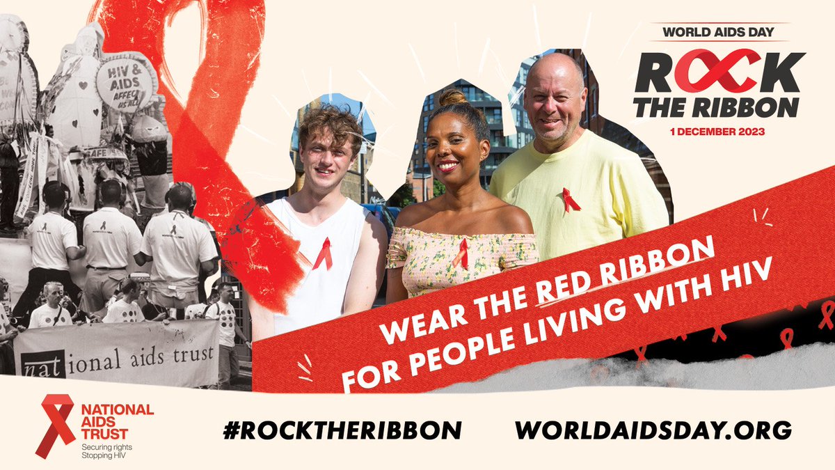 2/2 But thankfully, things have changed, we now have effective treatment. This #WorldAIDSDay we can spread the message of U=U, ensure that medication is available equally to all including PrEP and edge closer to the aim of no new transmissions by 2030. #RockTheRibbon