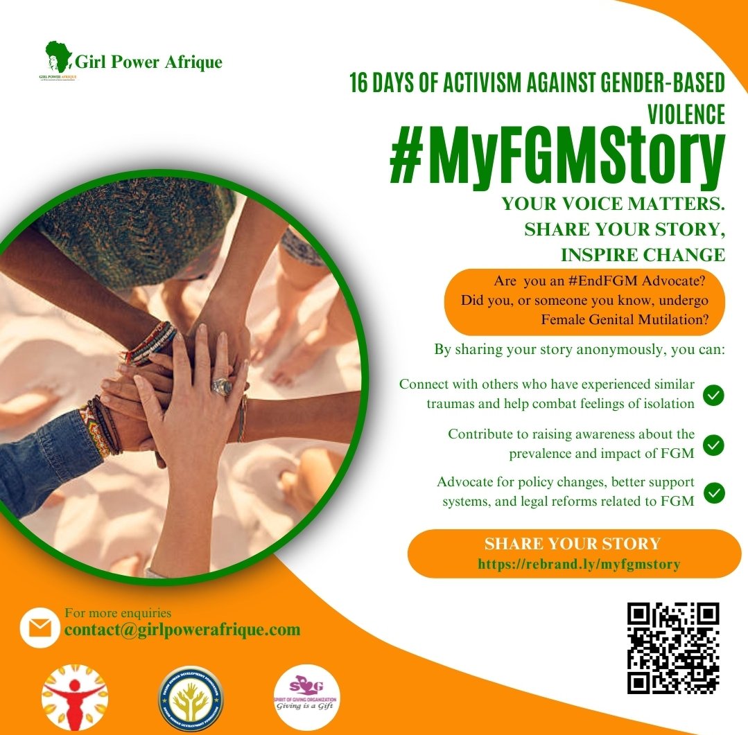FomeUganda's tweet photo. In many communities, early marriage and FGM go hand-in-hand because they believe that cutting a girl increases her marriageability.
Together, we can #EndFG, share your thoughts on #FGM via
https://t.co/a9wpwd4ITX…
#16DaysOfActivism2023 #MyFGMStory @GPAfrique https://t.co/YI8aOqVDR3
