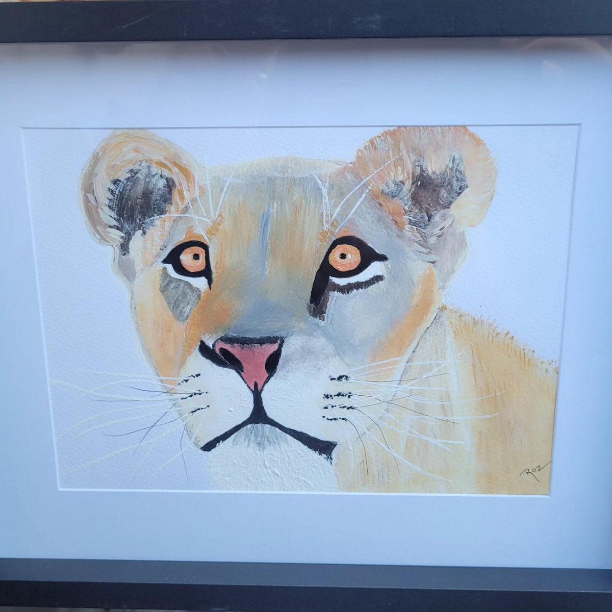 rozdown1's tweet photo. Some new works I have just finished mounting &amp; framing. 27x22cm £40 each +p&amp;p. Available now if you PM me or at the art market tomorrow on Hitchin town square 10-1530. #wildcats #wildcatart #tiger #lion #cheetah #malelions #lioness #catsofinstagram #catart #catartist https://t.co/Z4UQXOQjfa