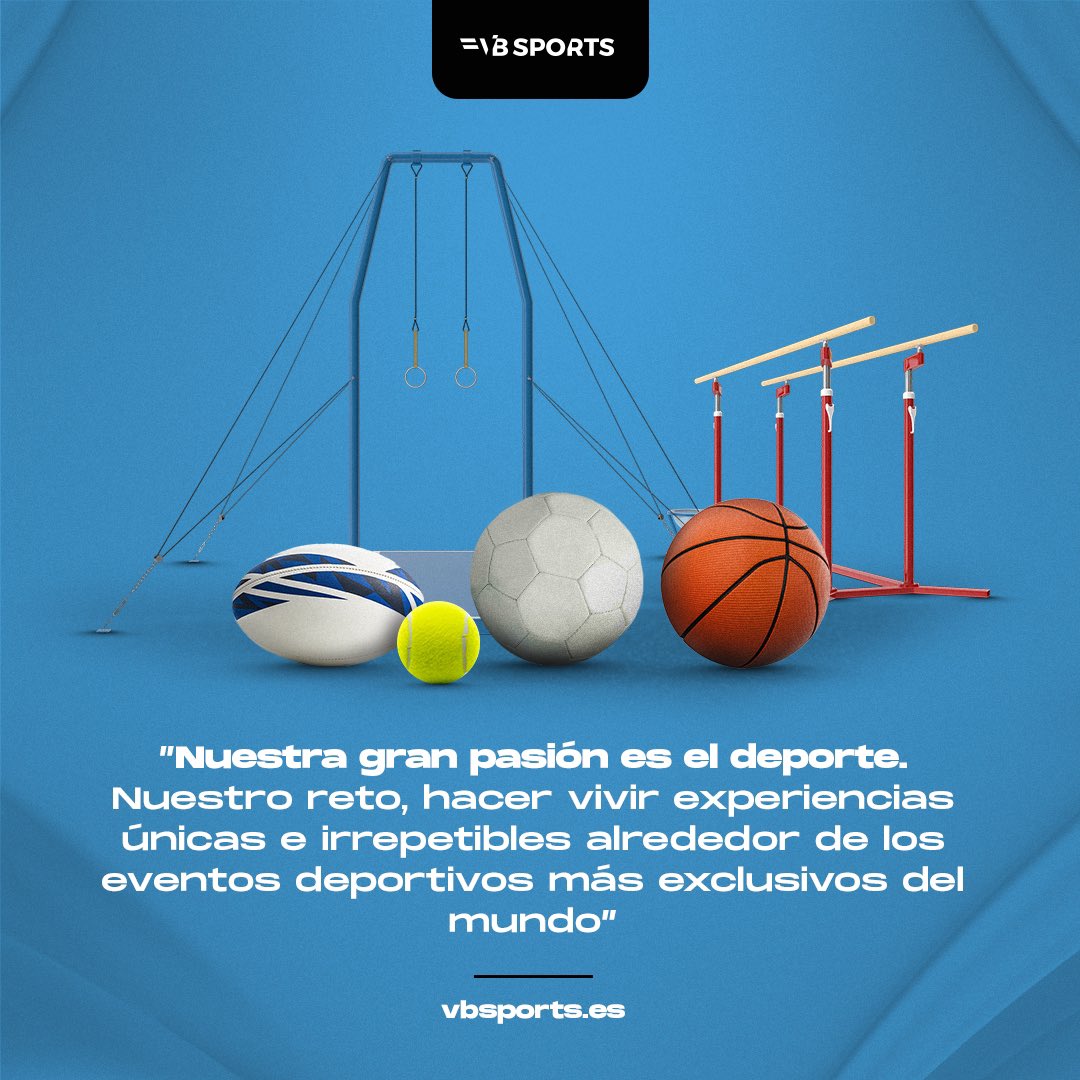 Nuestra gran pasión es el deporte.

Conócenos más en vbsports.es 📲