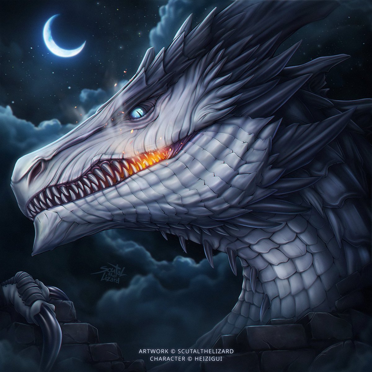 Comm for Heizigui.
Tower Keeper.🐲🏰🔥
Any traveler should always be on alert. You never know what dangers might await you in old ruins. Who knows. Perhaps right now, somewhere from a high tower, the owner of these clearly not empty lands is watching you..