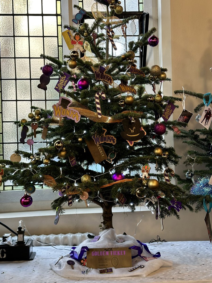 Hall Mead’s Christmas tree festival entry at Upminster Methodist Church. Art and D&amp;T together <a href="/ArtHallMead/">Art department Hall Mead</a> vote for us! Thank you to the students that attended our club who created the decorations.