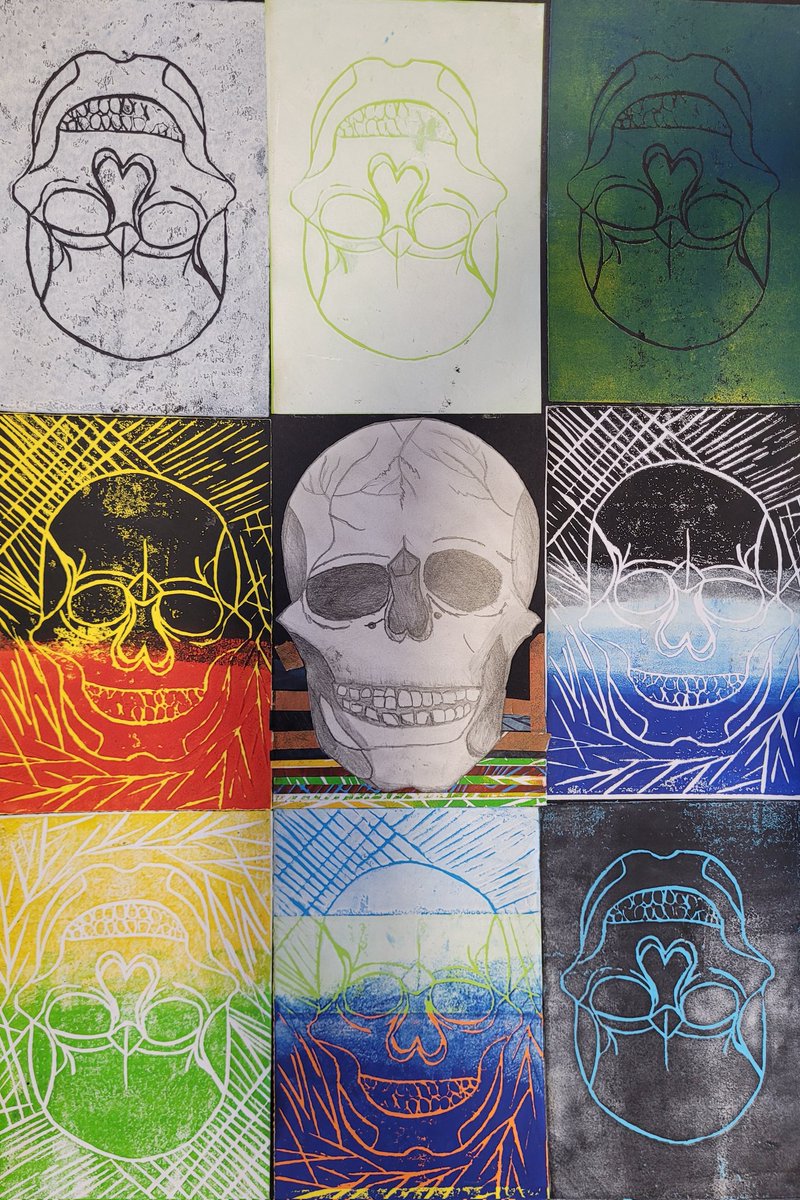 willowsart2's tweet photo. Stunning mixed media final pieces by y11! Well done all 👏 #thewillowsway #creativity @willowshigh @WillowsMrNorman @WillowsTL https://t.co/SNz3ZMJfQT