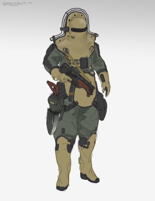 「assault rifle helmet」 illustration images(Latest)