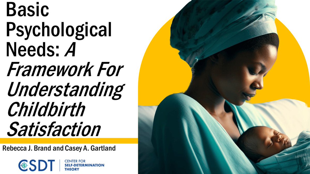 centerforSDT's tweet photo. Experiences of childbirth are often negative and can predict many outcomes for mother and child. This important #FridayFeature highlights why maternity care providers need support is critical.
https://t.co/UnuhoRt4mn https://t.co/rrn3Q4LtLy