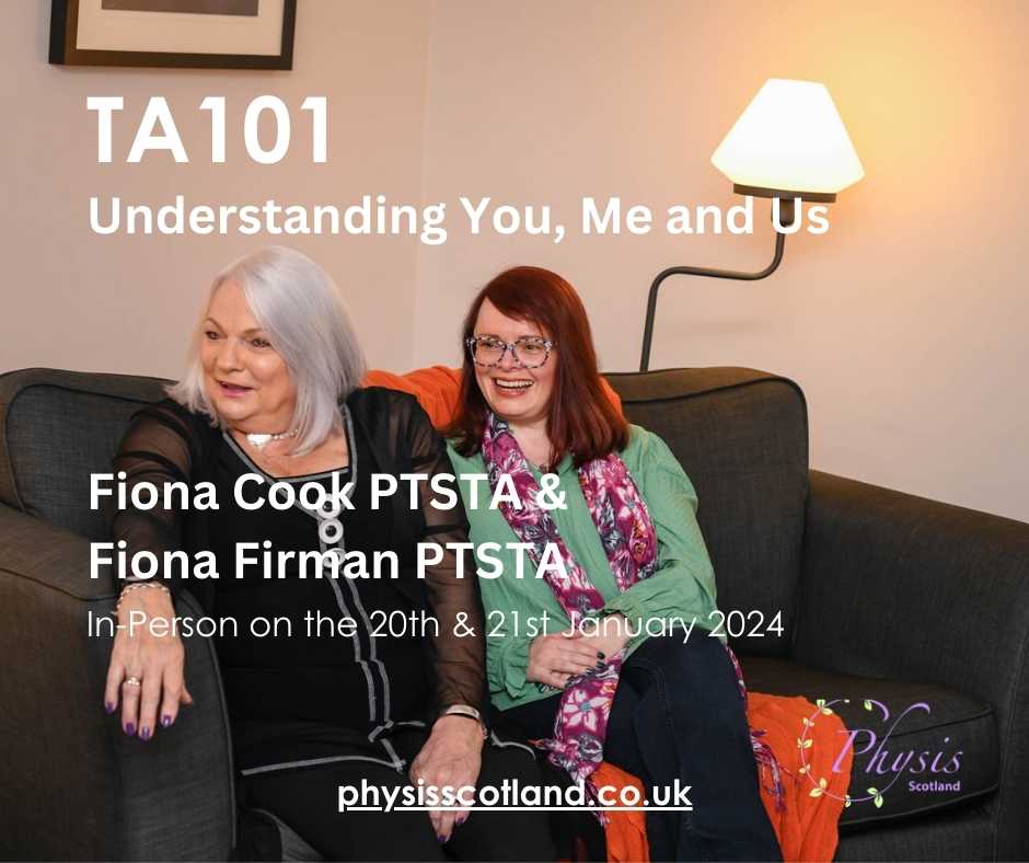 PhysisScotland's tweet photo. 🌟 Exciting News! 🌟
Ever wondered why you do what you do, think the way you think, or feel the way you feel in your relationships or workplace? 🤔 
📆 Join us for a thrilling 2-day in-person course, 'TA101 Understanding You, Me and Us,' 
Jan 20 &amp; 21 
https://t.co/fWXfKLtBco https://t.co/2gZotwn7hc