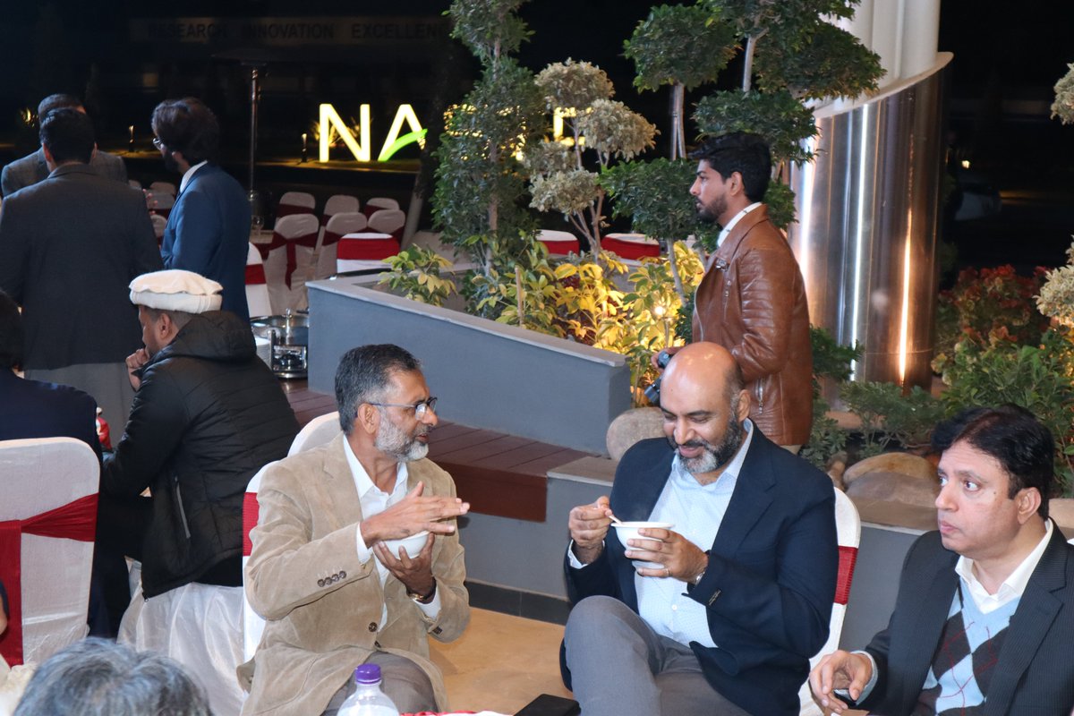 ✨🍽 NICAT & Connected Pakistan brought together the brilliance of M. Saleem Ahmad Ranjha, Global Tech and Social Entrepreneur, Asim Shahryar Husain, CEO Ignite - NTF, and Dr. Tauseef Ur Rehman,  Project Director Tech, NASTP at our Networking Dinner.

#CPC2023 #NICATPakistan