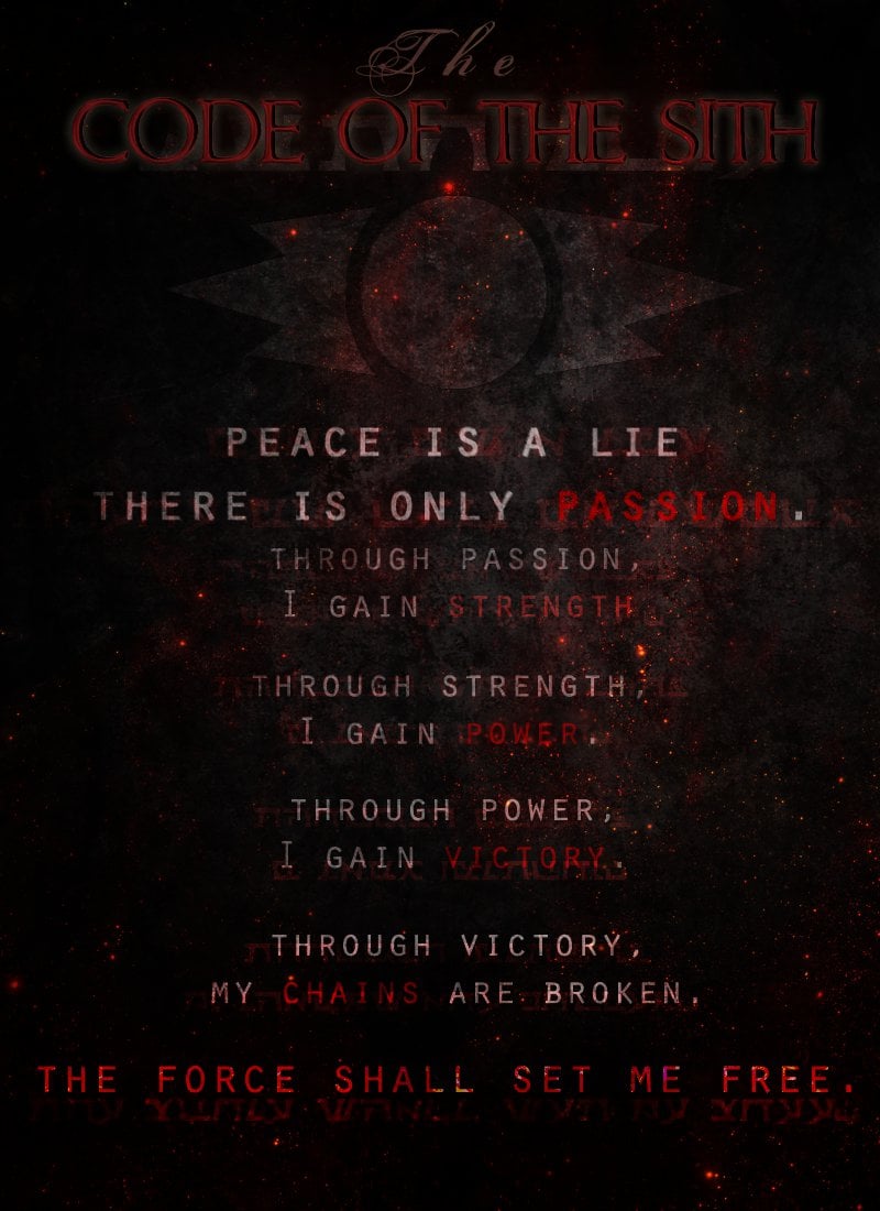 RuuOfAllEvil's tweet image. #SithCode