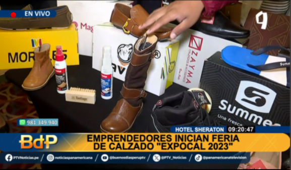 #BDP #EnVivo | “EXPOCAL 2023”. #Emprendedores peruanos inician feria de calzado en #HotelSheraton.
Míranos EN VIVO ► ptv.pe/vivo 
#PanamericanaTelevisión #Feria #Calzado #ProductoPeruano