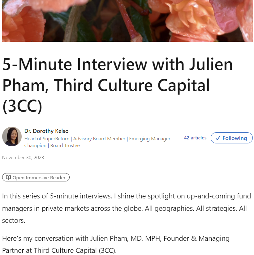 3CC | Third Culture Capital tweet media