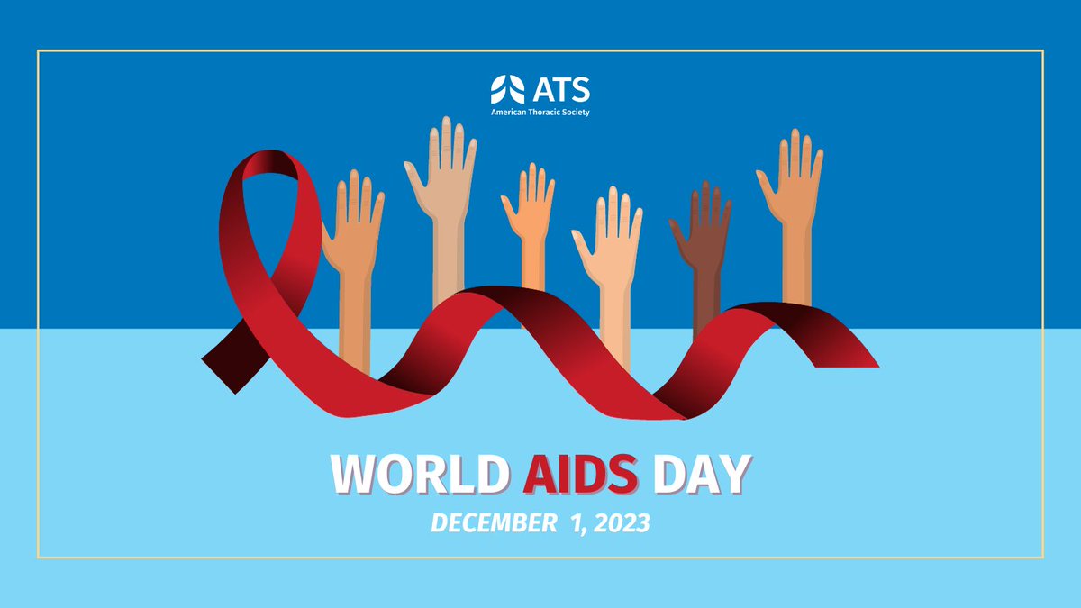 This World AIDS Day, @FIRS_LungsFirst, of which the ATS is a founding member, calls on governments, health advocates, and non-government organizations to strengthen their response to AIDS and TB. #WorldAIDSDay 🔗Full press release: bit.ly/3R0Km77